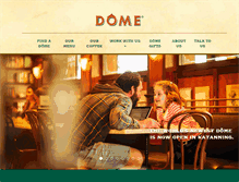 Tablet Screenshot of domecoffees.com